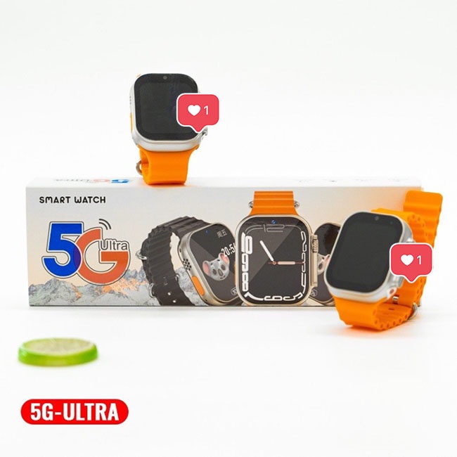 Đồng hồ thông minh Watch Ultra 5G Cam  - Kết Nối Wifi/4G - Tải APP - Dung Lượng 16GB