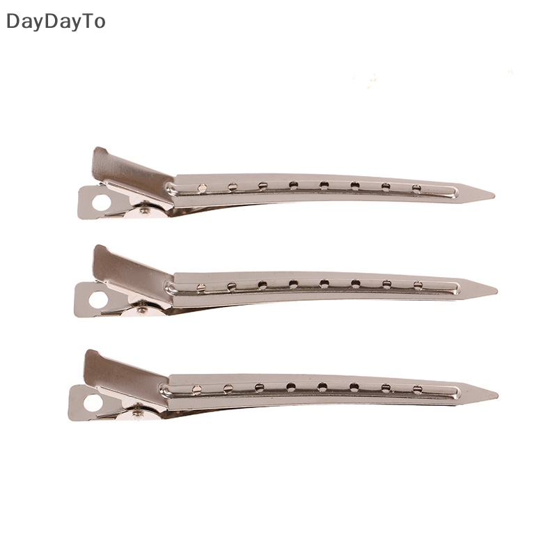 Set 10 Kẹp Tóc Tạo Kiểu DIY Bằng Kim Loại Chuyên Dụng Cho Salon