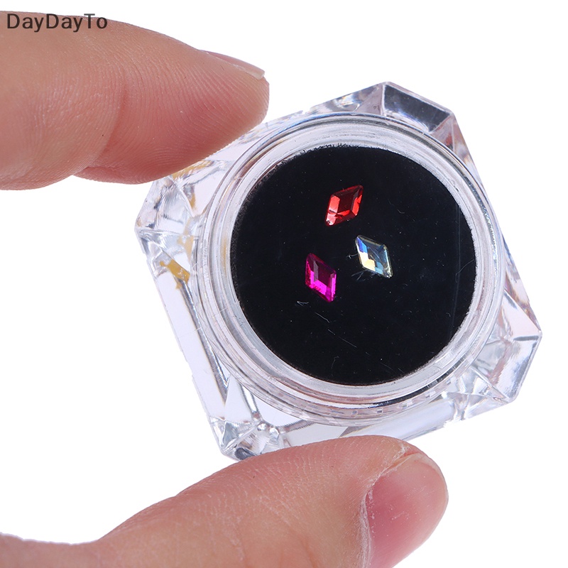 Hộp 3 Phụ Kiện Trang Trí Răng Bằng Acrylic Hình Kim Cương