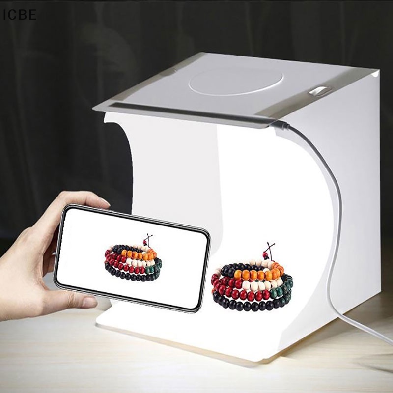 Hộp Chụp Ảnh Sản Phẩm 9.5 &quot;x 9.5&quot; Có Đèn LED