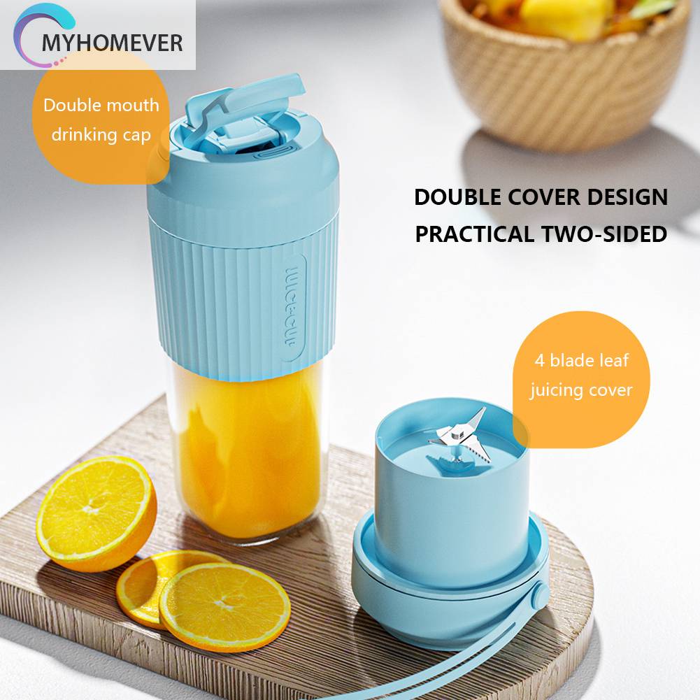 Máy Xay Sinh Tố 4 Cánh Kèm Ống Hút Tiện Dụng