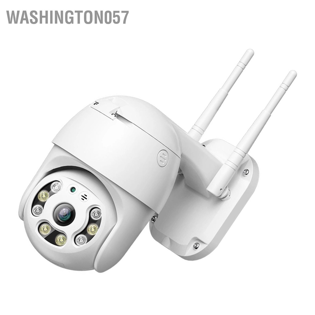 Washington057 Camera gia đình WiFi Góc rộng 360 ° HD Hình ảnh rõ nét Phát hiện thông minh không dây Thông báo động chống nước