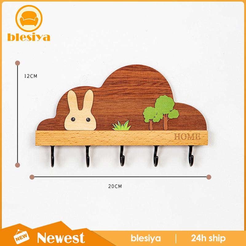 Móc Treo Chìa Khóa Gắn Tường Thiết Kế Dễ Thương Trang Trí Nhà Cửa