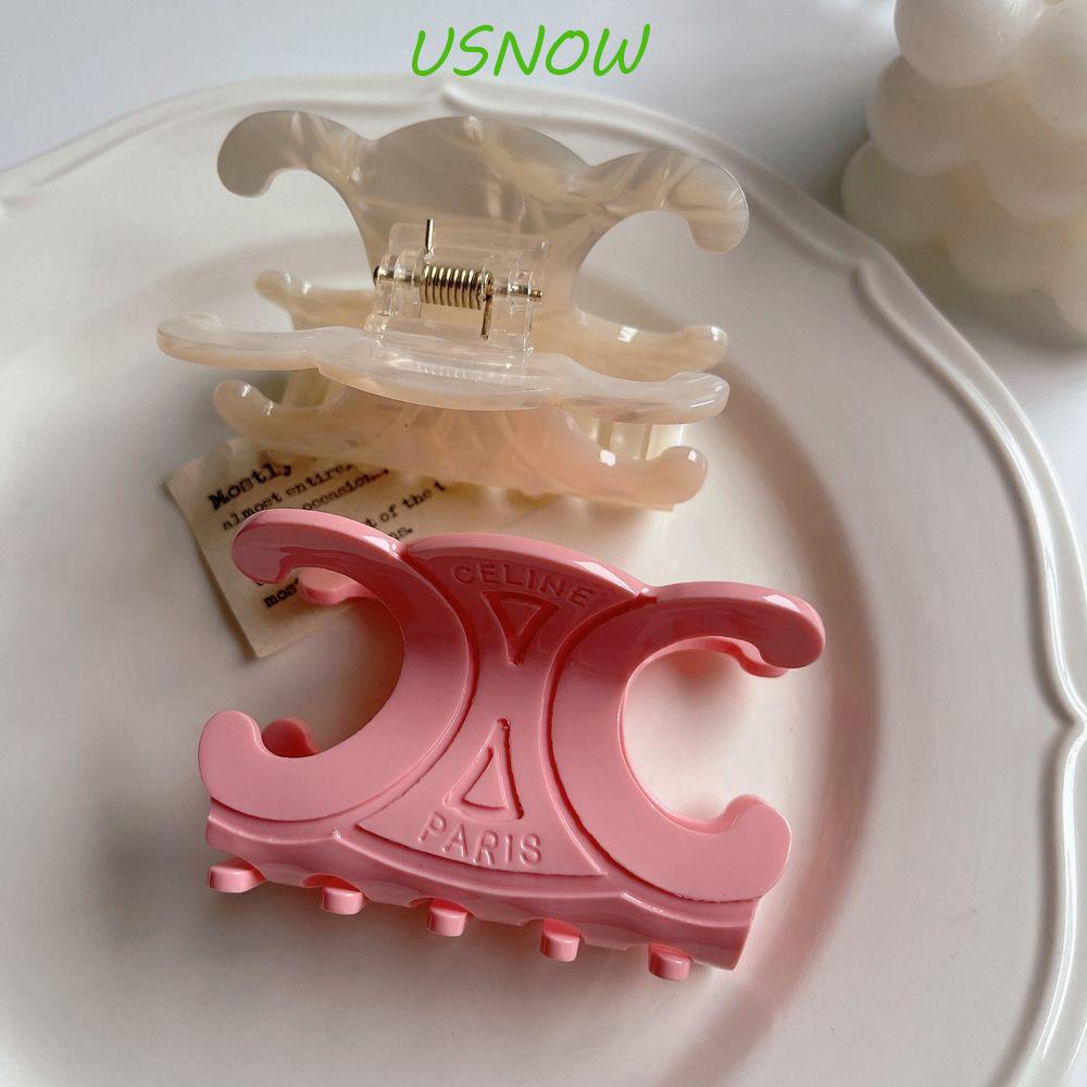 USNOW Kẹp Tóc Hình Cá Mập Phong Cách Vintage Thời Trang Cho Nữ