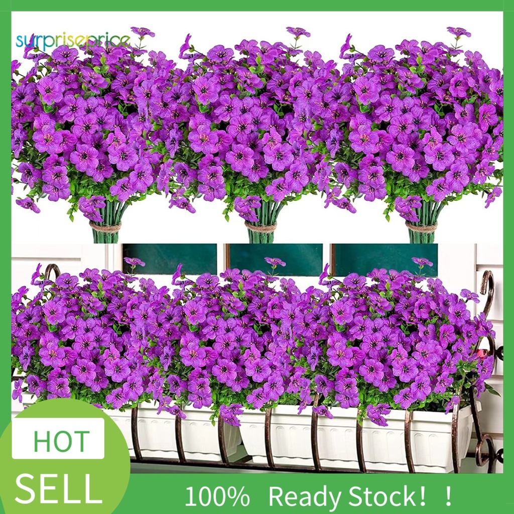 Bộ 4 Bông Hoa Bạch Đàn Nhân Tạo Màu Sắc Tươi Sáng Thân Thiện Với Môi Trường Dùng Trang Trí Vườn