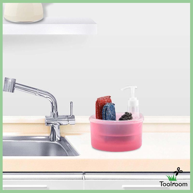 Bình Đựng Xà Phòng Dạng Lỏng 1000ml Kèm Giá Đỡ Xốp 2 Trong 1 Tiện Dụng Cho Khách Sạn / Quầ