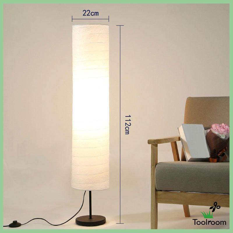 Vỏ Bọc Đèn Sàn Bằng Giấy Màu Trắng Phong Cách Bắc Âu Độc Đáo Thời Trang