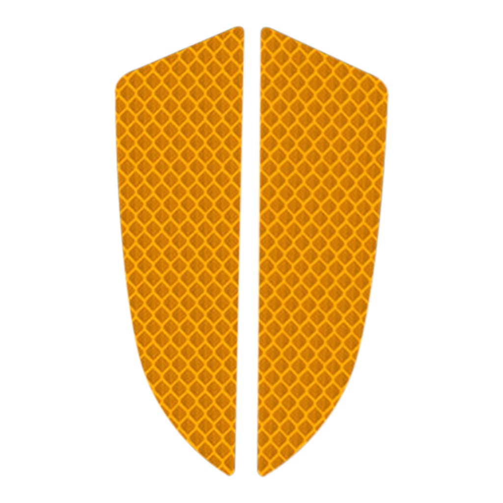 Bộ 2 Miếng Dán Phản Quang Tự Dính Chống Va Chạm Chống Thấm Nước Trang Trí Xe Hơi