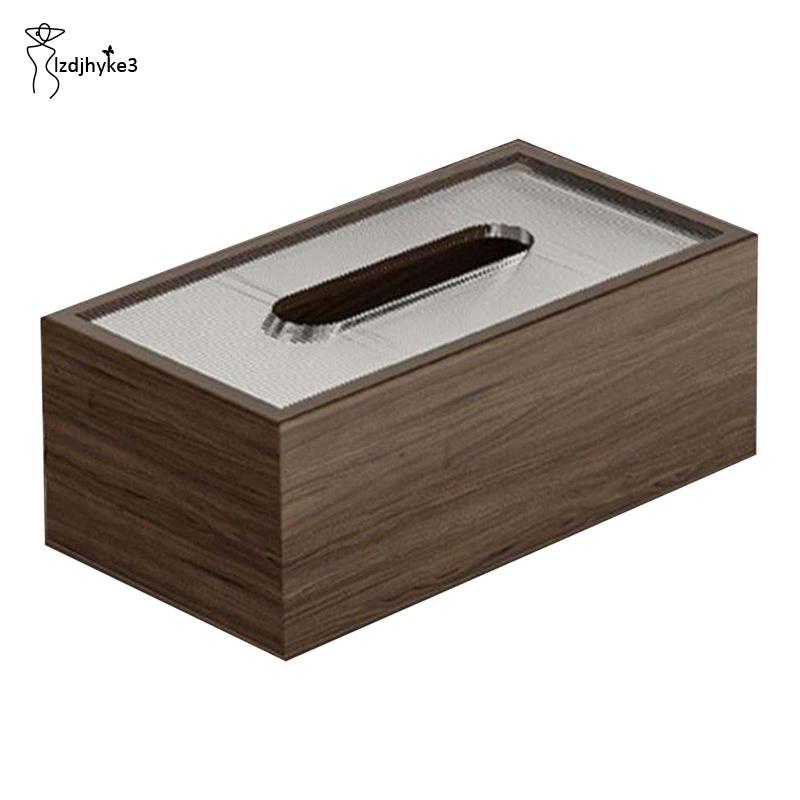 Hộp Đựng Khăn Giấy Bằng Gỗ Kèm Nắp Giá Đỡ Khăn Giấy Hình Chữ Nhật Trang Trí Bàn Bếp