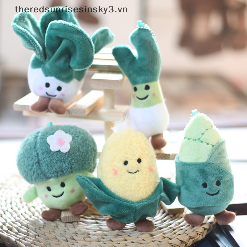 # # Móc Khóa Búp Bê Broccoli Nhồi Bông Mềm Mại Hình Rau Củ Quả Thời Trang Trang Trí Ba Lô / Ô Tô Quà Tặng Trẻ