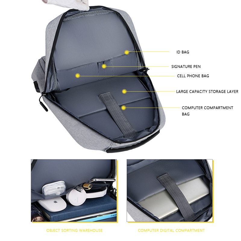 Balo Thể Thao Đựng Laptop Có Cổng Sạc usb Tiện Dụng