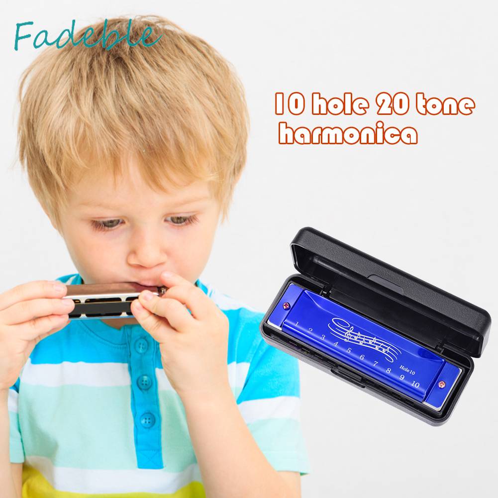 Kèn Harmonica Mini 10 / 20 Lỗ Hỗ Trợ Giáo Dục Sớm Cho Bé