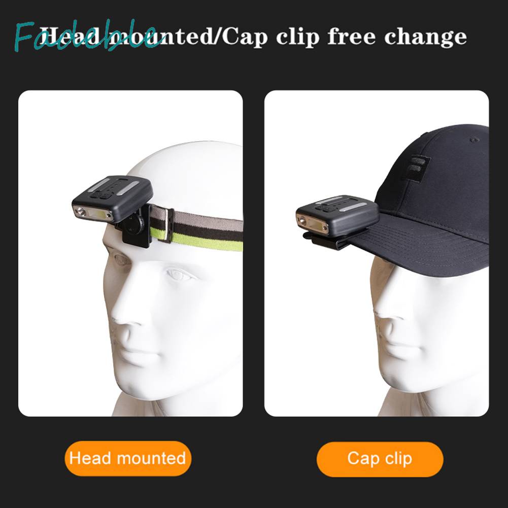 Đèn Pin Đeo Trán 400LM 1200mAh IPX4 Chống Thấm Nước