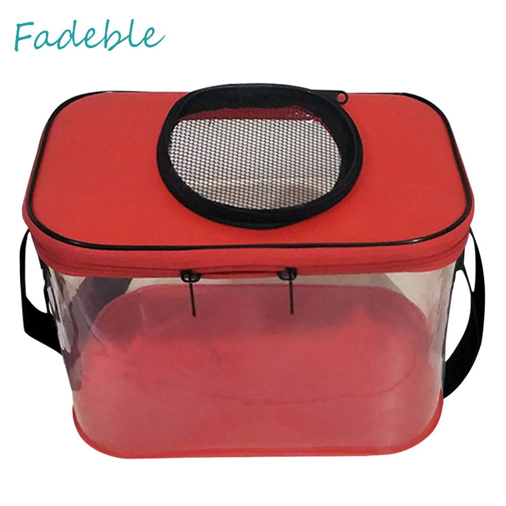 Xô Đựng Cá Bằng EVA Trong Suốt Thoáng Khí Có Thể Gấp Gọn Tiện Dụng