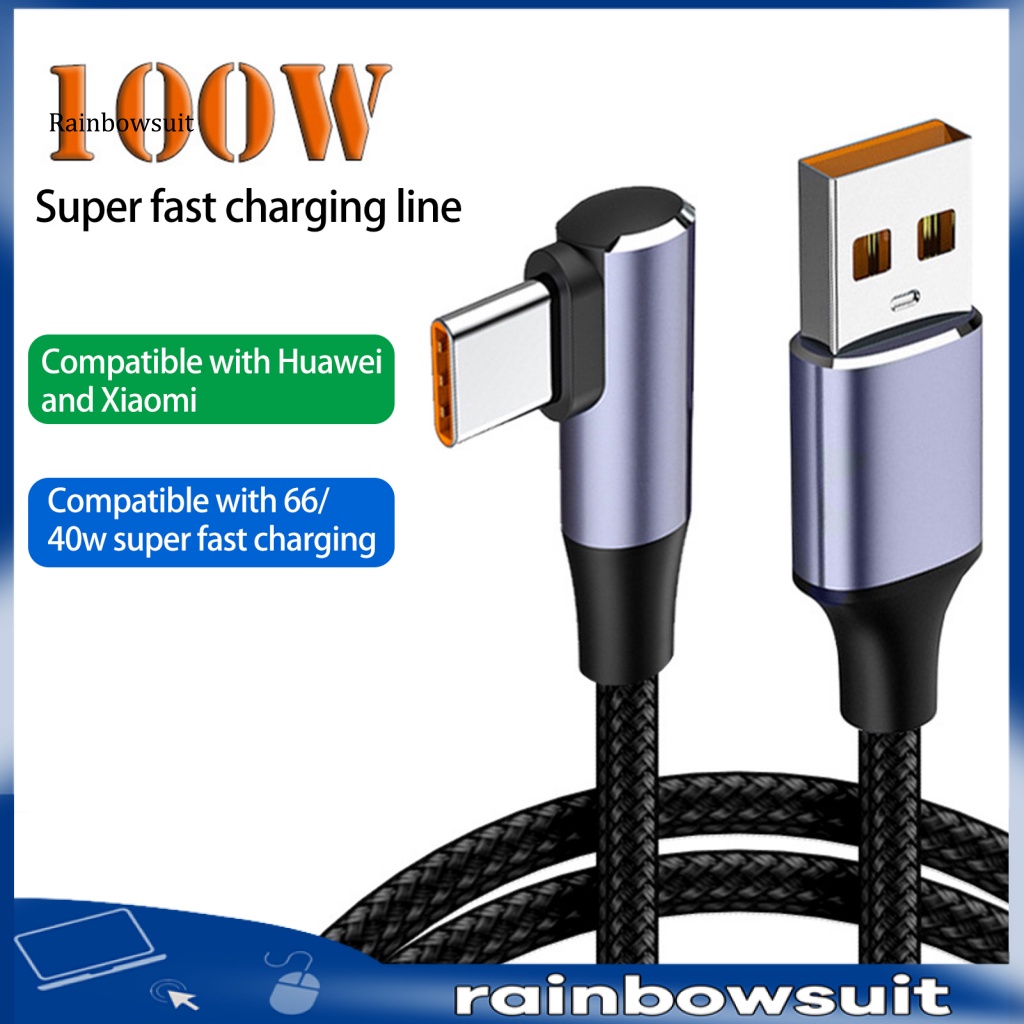 Dây Cáp Sạc Điện Thoại Type-C USB Bện Dây An Toàn Cho Xe Hơi