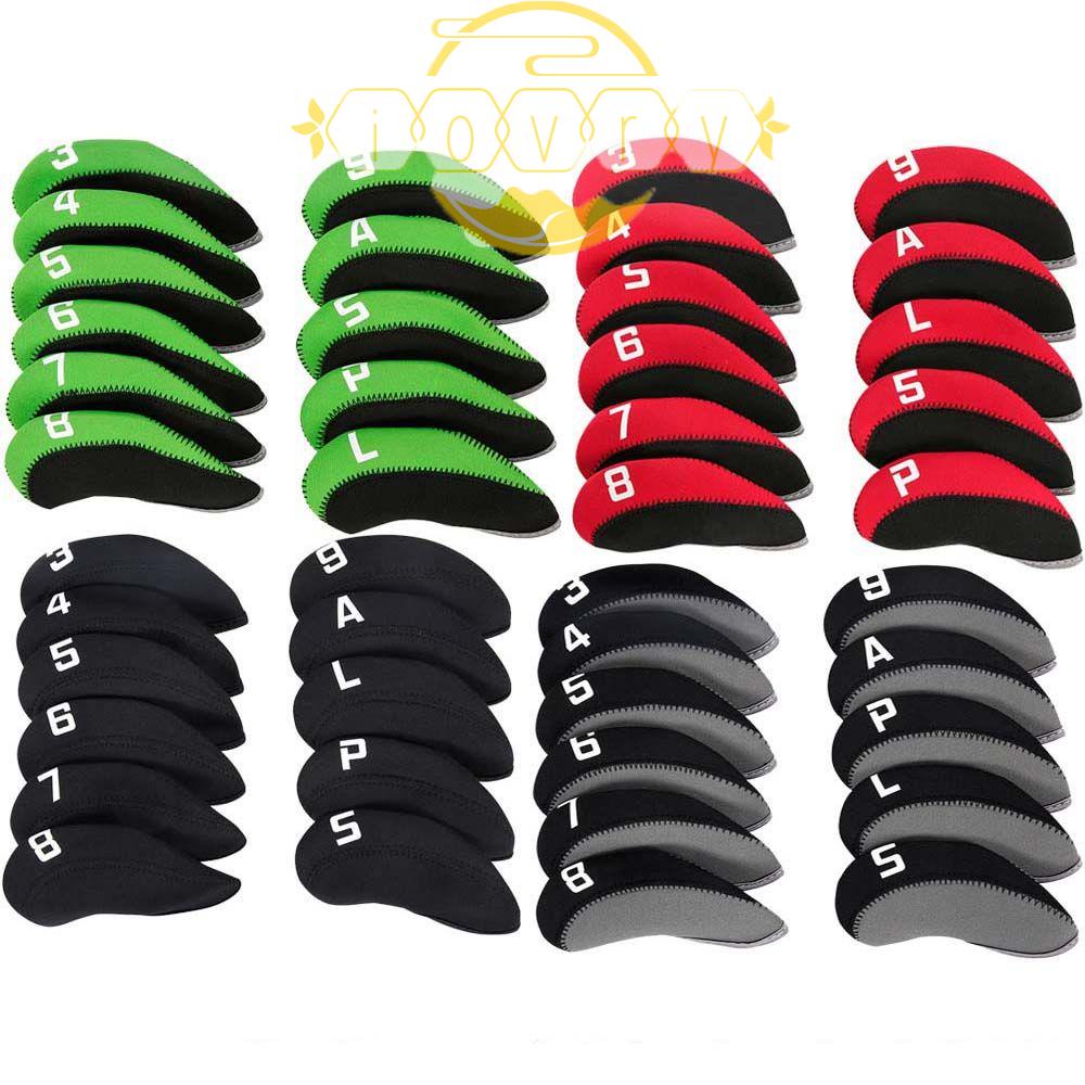 IVORY Bộ 11 Vỏ Bọc Bảo Vệ Đầu Gậy Đánh Golf Bằng Sắt Siêu Bền Tiện Dụng