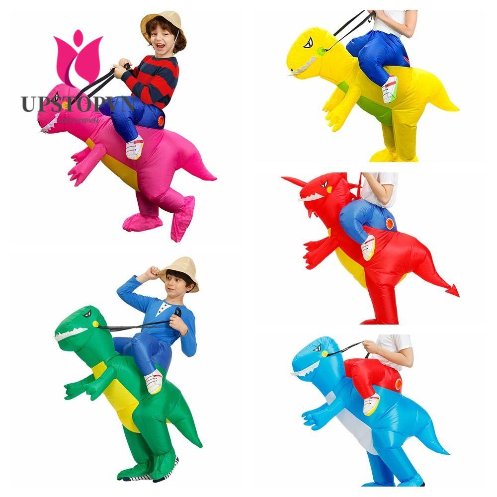 UPSTOPVN Trang Phục Bơm Hơi Hóa Trang Khủng Long Cho Bé Trai Nhân Dịp Halloween