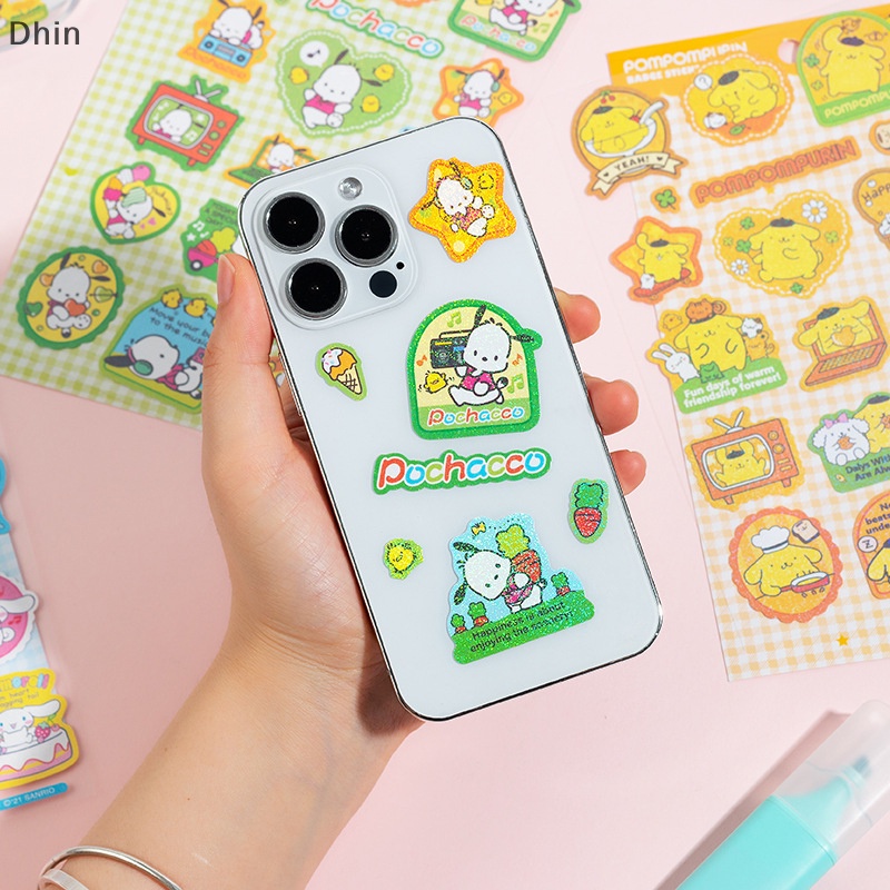 [Dhin] Hình Dán Hoạt Họa Hello Kitty Tự Dính Chống Thấm Nước Trang Trí Sổ Tay Sáng Tạo Dễ Thương Cho Trẻ Em Diy