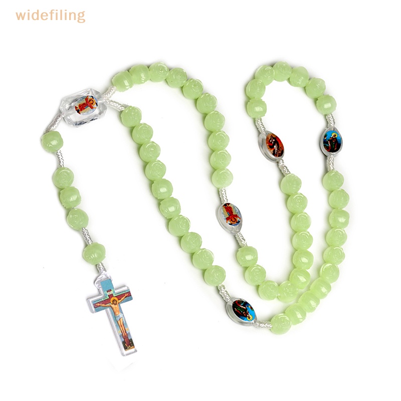 Vòng cổ Mặt Thánh Giá Bằng Rosary Phản Quang Thời Trang Dành Cho Nữ
