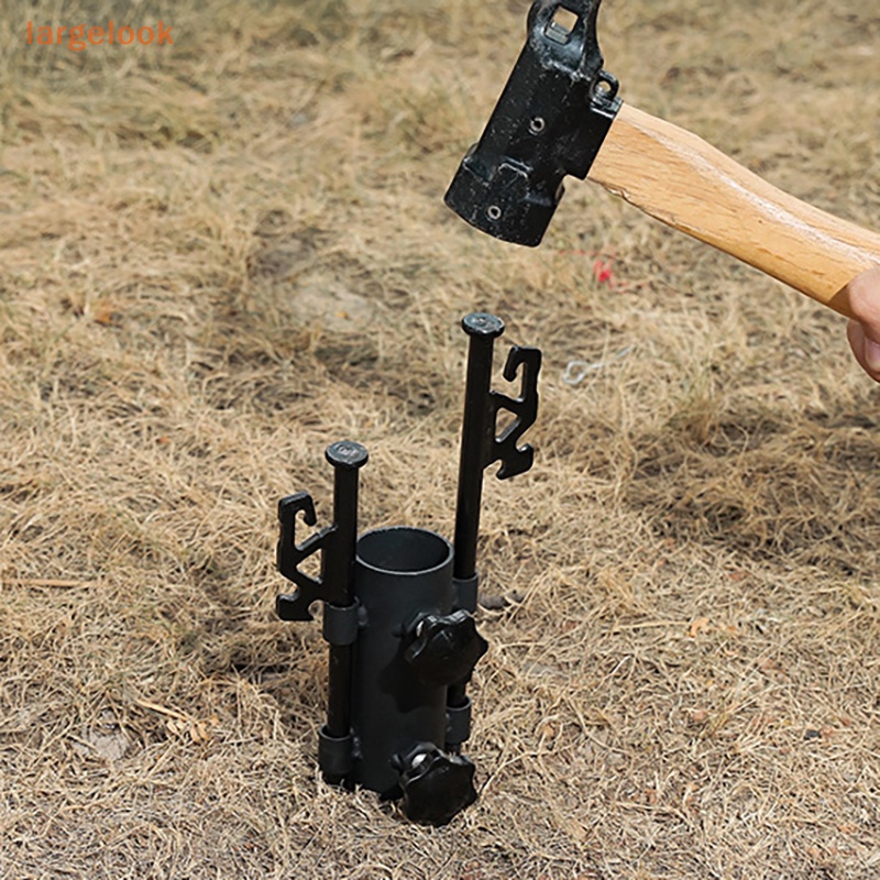 Thanh Cố Định Dù Đứng Bằng Thép Không Gỉ Chống Gió Cho Hoạt Động Ngoài Trời