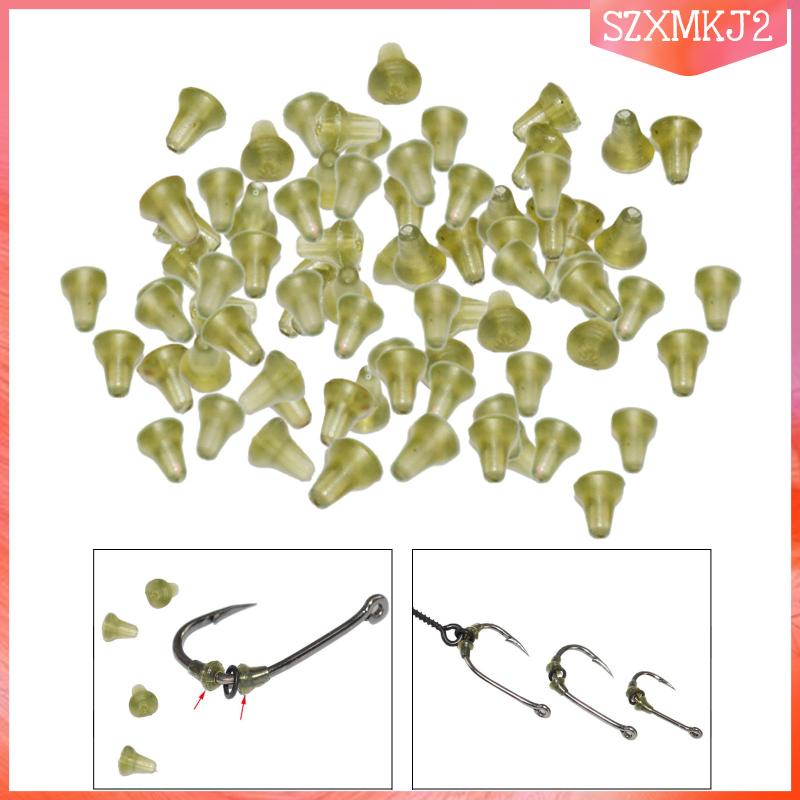 Set 100 / 100 Nút Chặn Mồi Câu Cá Chuyên Dụng