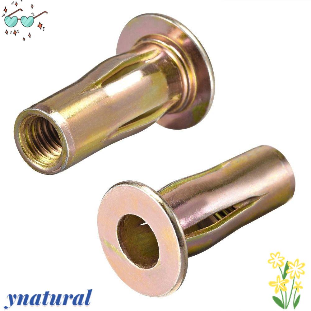 YNATURAL Set 25 Đinh Tán Cơ Khí M8 Bằng Thép Carbon Nhiều Rãnh M8 X 1.25mm