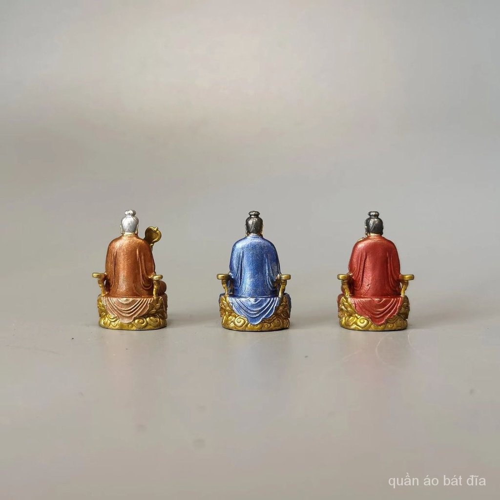 Tượng Trang Trí Bằng Đồng Nguyên Chất Hình Tianzun Yuan Shitianzun  Tượng Tam Thanh Đạo Tổ