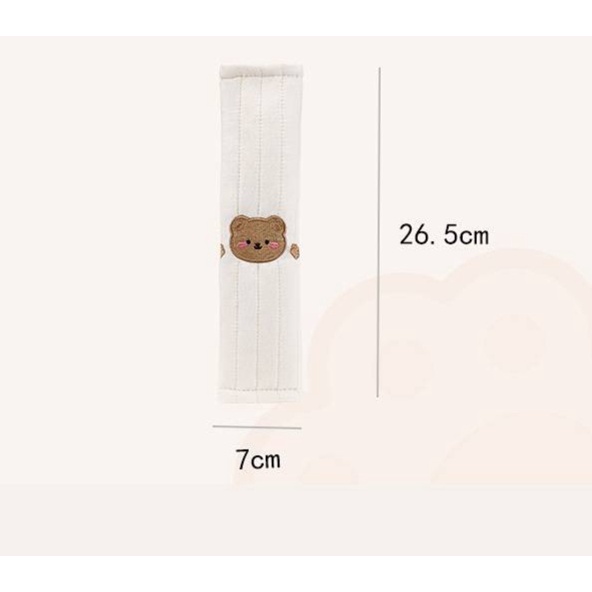 Car Safety Belt Shoulder Pad Cover Cute Personality Children Soft Anti-Strangulation Neck Protective Cover Four Seasons Universal Car Interior Supplies frLH