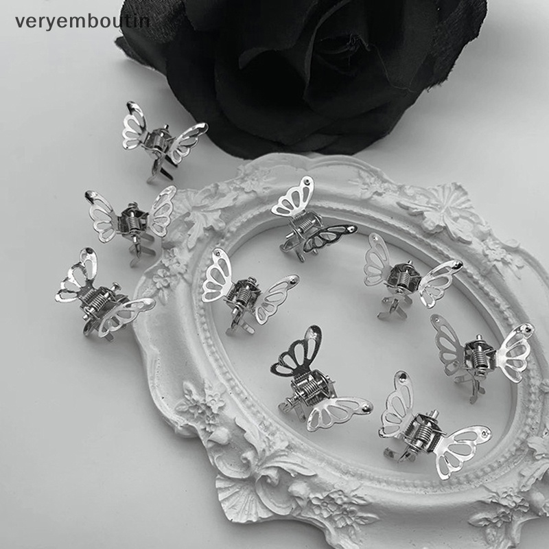 1 Kẹp Tóc Kim Loại Mini Hình Bướm Dễ Thương Cho Bé Gái