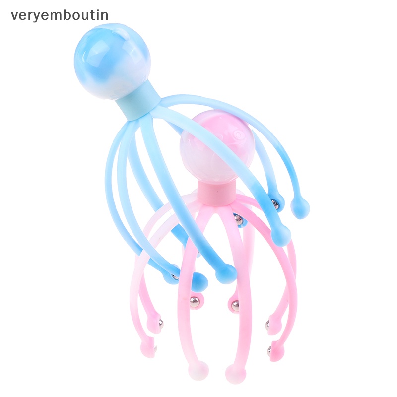 Dụng Cụ Mát Xa Đầu Hình Bạch Tuộc Giúp Giảm Căng Thẳng