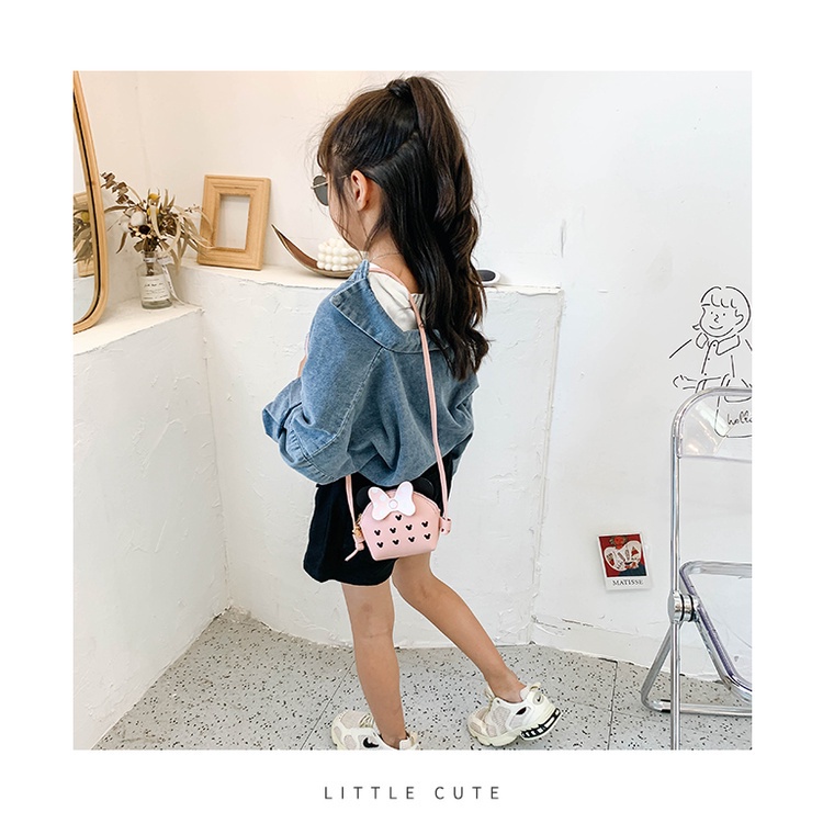 Disney Túi Đeo Chéo Hình Chuột mickey minnie Dễ Thương Cho Bé