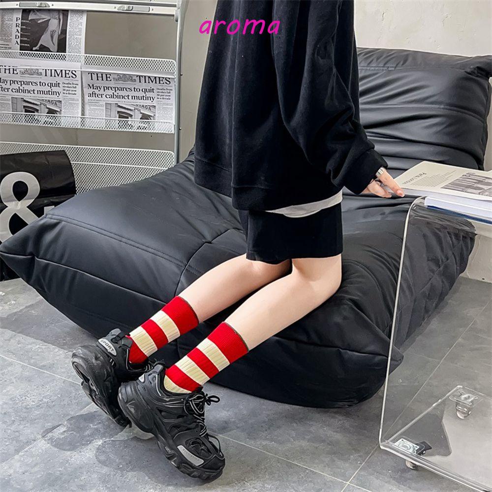 AROMA Vớ Thể Thao Thoáng Khí Thêu Chữ Thời Trang Cho Nữ