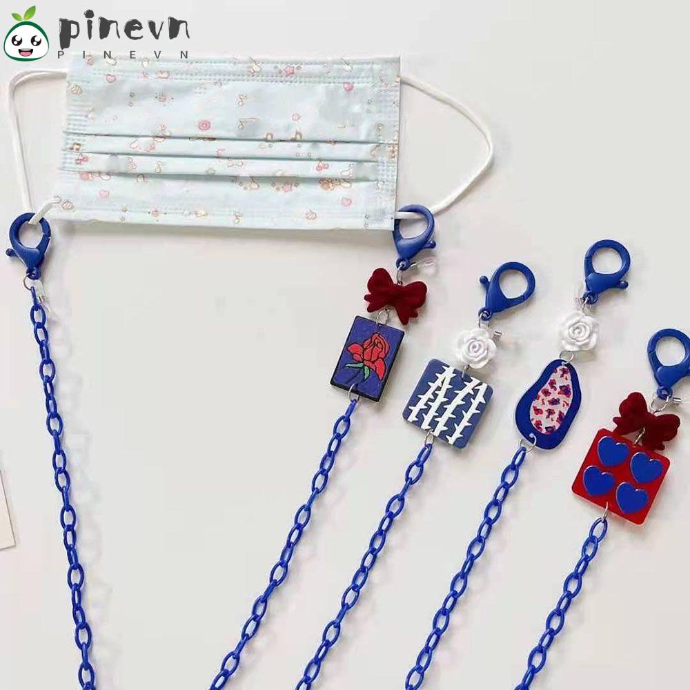 PINEVN Dây Đeo Mắt Kính Hình Trái Tim Bằng Acrylic