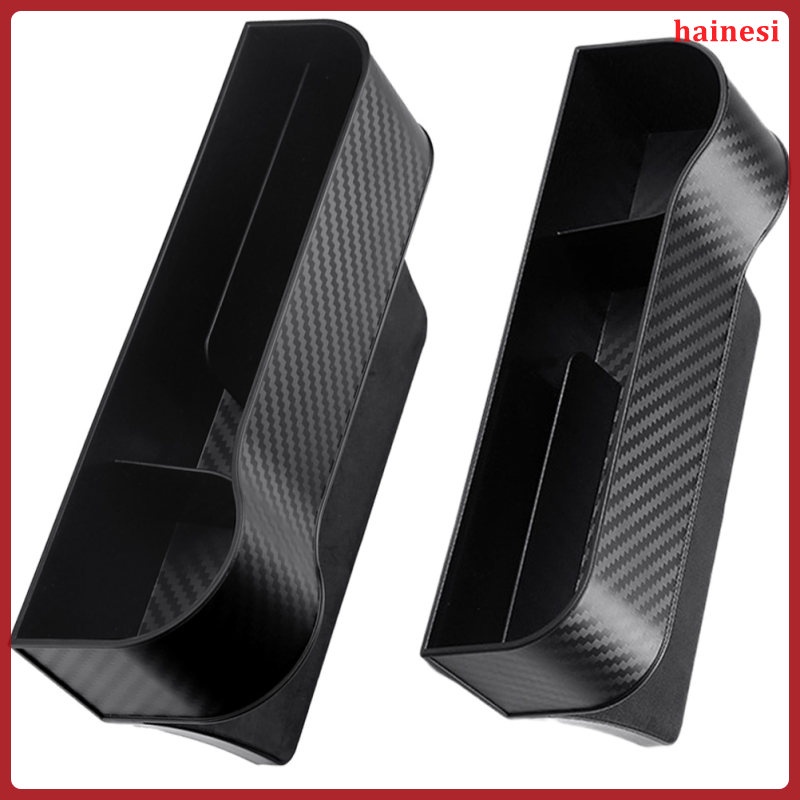 Bộ 2 Túi Da Đựng Vật Dụng Gắn Khe Ghế Ngồi Xe Hơi Tiện Lợi