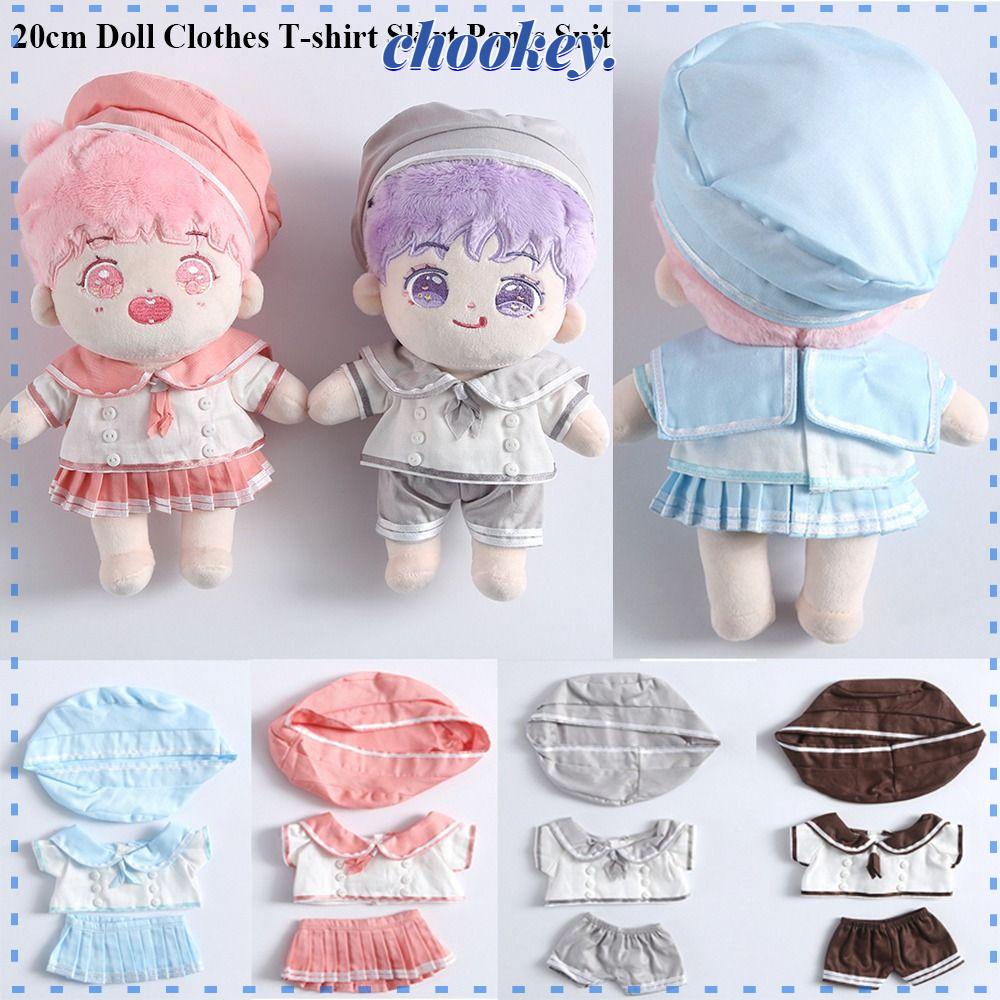 CHOOKEY Đầm Thun Cotton 20cm Thời Trang Xinh Xắn Cho Búp Bê