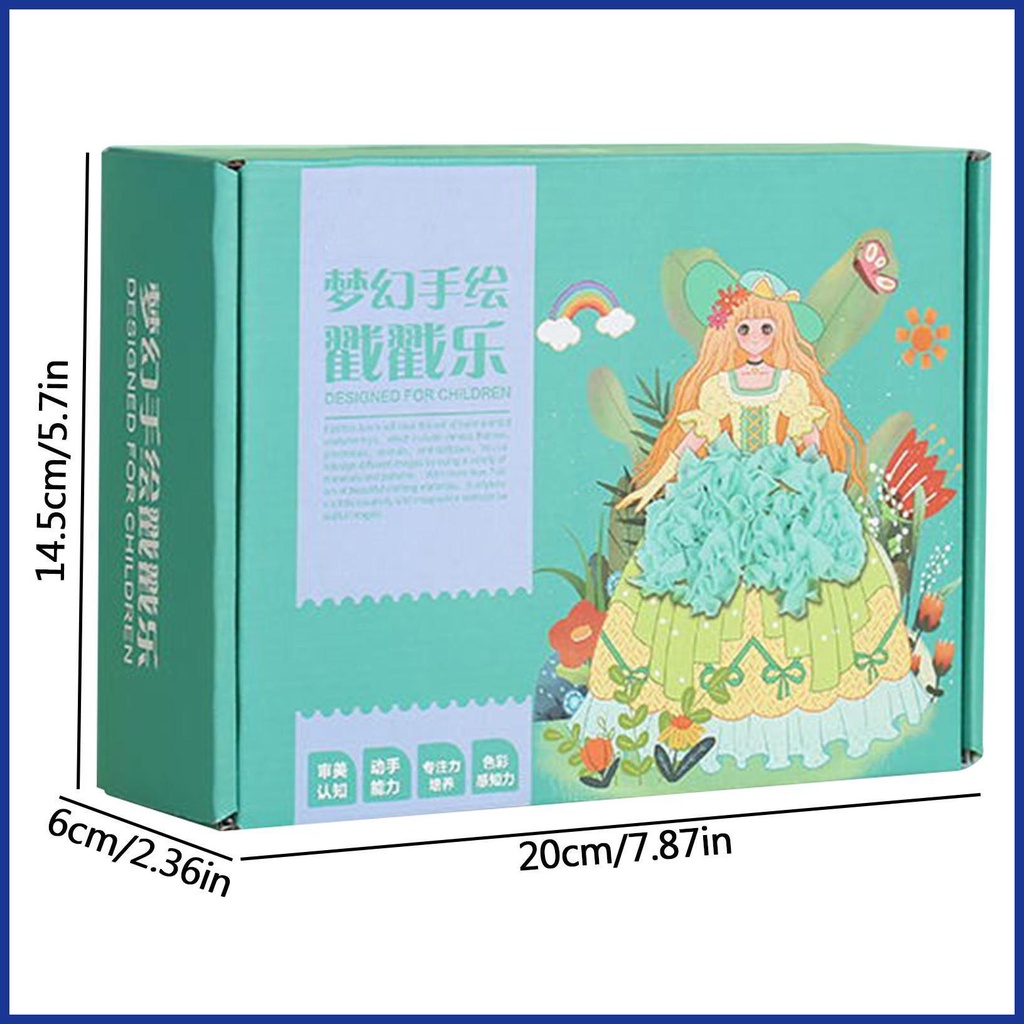 Bộ Sách Vẽ Tranh Kiểu Công Chúa Dễ Thương Xinh Xắn Cho Bé