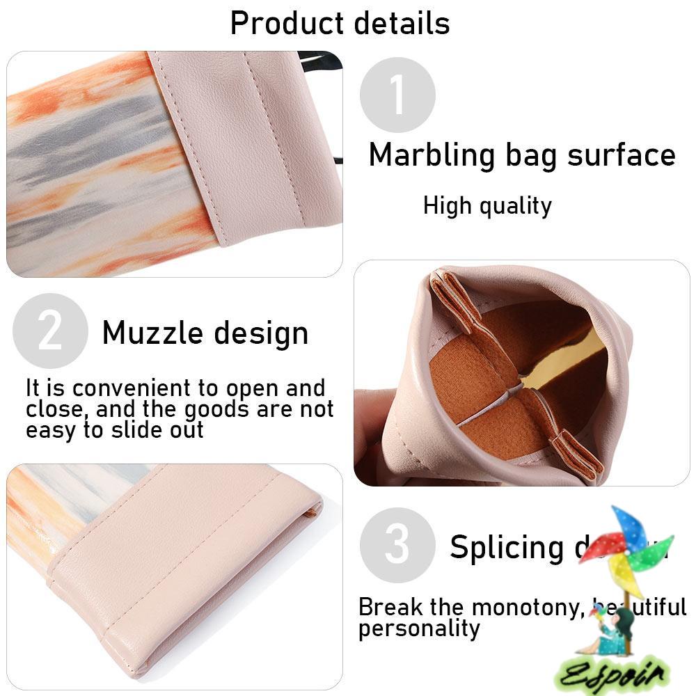 ESPO Túi Da PU Đựng Mắt Kính Đọc Sách Tiện Dụng