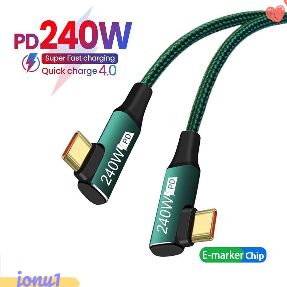 JONYE Cáp Sạc Nhanh USB C 90 Độ Cho Điện Thoại / Laptop