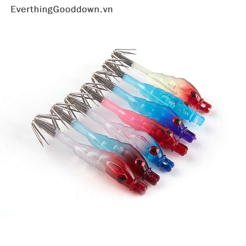 Everthinggooddown Ống Thổi Mồi Câu Cá Hình Bạch Tuộc 5cm