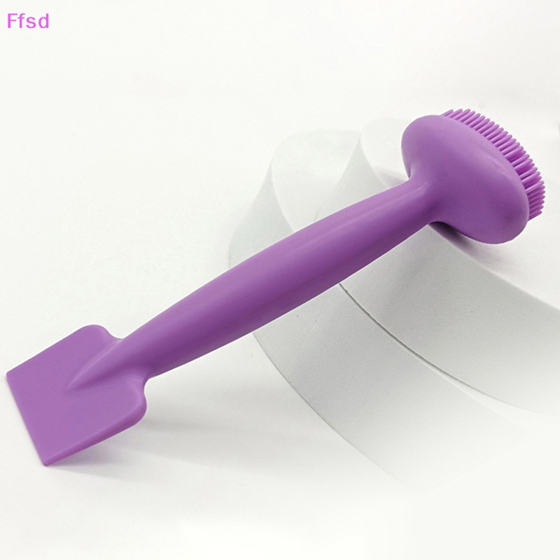 1 Cọ Rửa Mặt Silicone Hai Đầu Mềm Mại