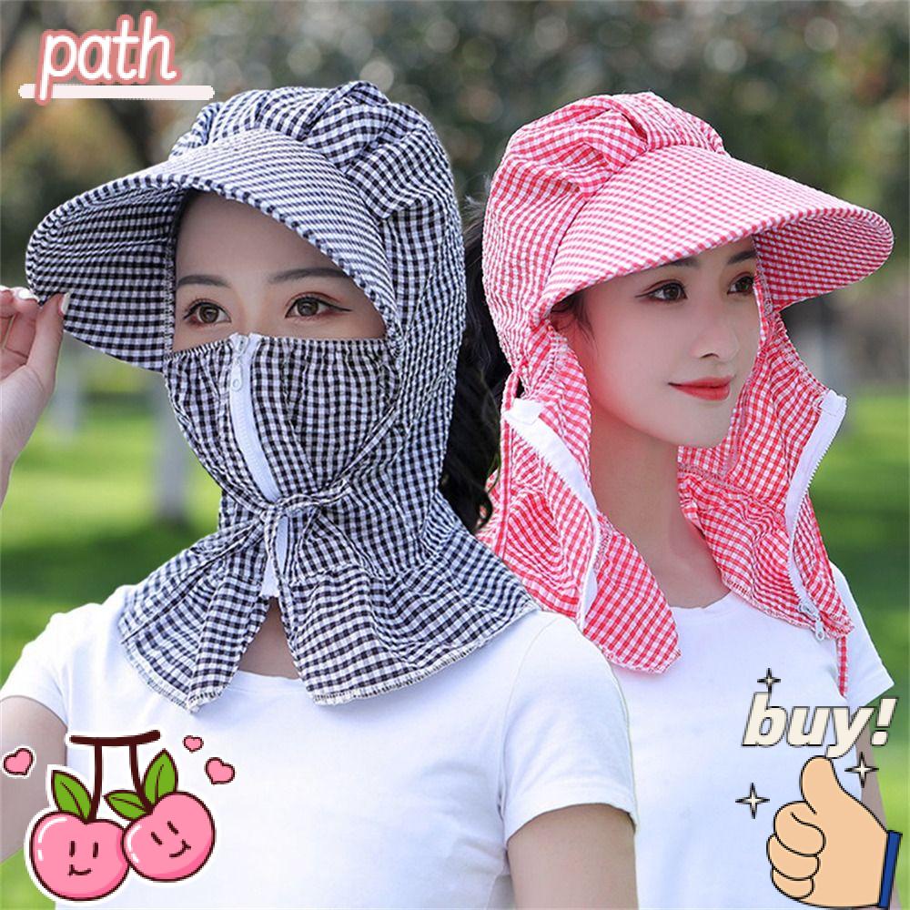 PATH Mũ Chống Nắng Kèm Tấm Che Mặt Và Cổ Tiện Dụng Khi Đi Câu Cá / Leo Nú