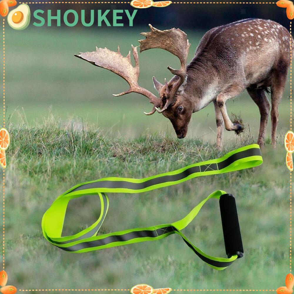 SHOUKEY Dây Đai Nylon Phản Quang Màu Xanh Lá Hình Hươu Cho Săn Bắn Ngoài Trời