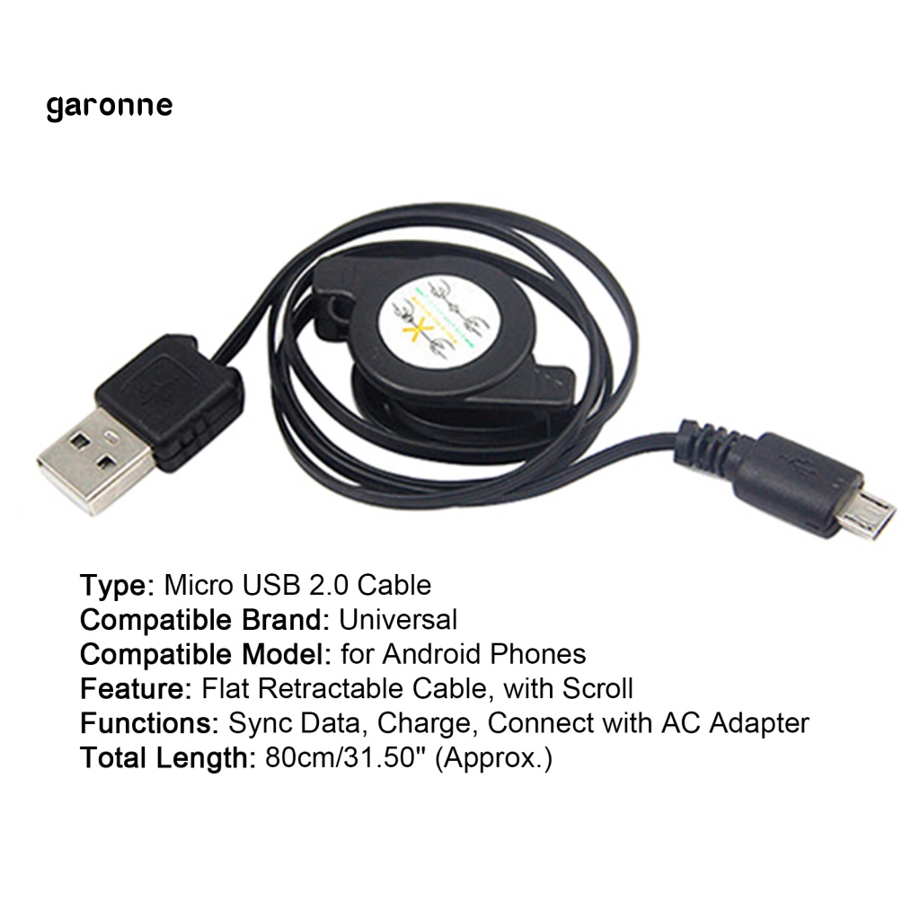 Dây Cáp Sạc / Truyền Dữ Liệu Micro USB A Sang USB 20 B Cho Android