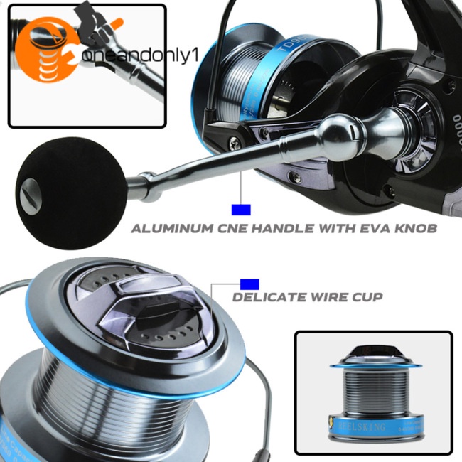 Guồng Quay Cần Câu Cá Bằng Kim Loại Siêu Nhẹ Chất Lượng Cao