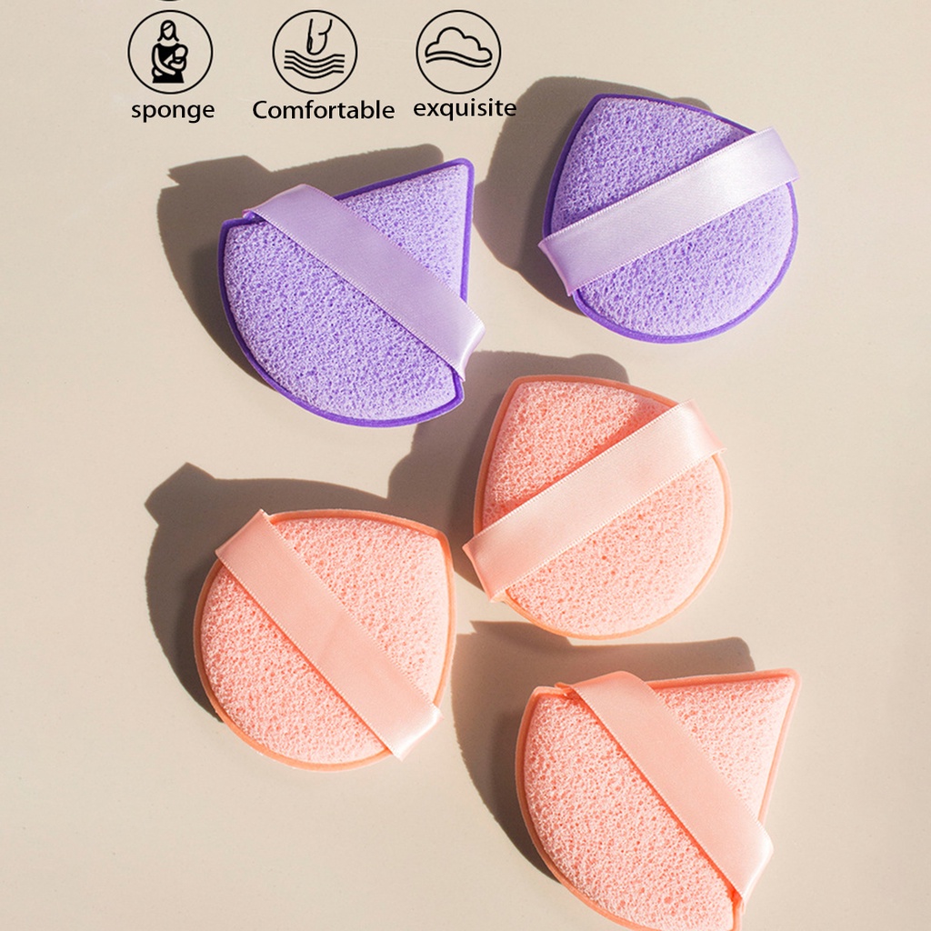 Mút Xốp Tẩy Trang Dạng Găng Tay Màu Tím Nhỏ Gọn Tiện Lợi