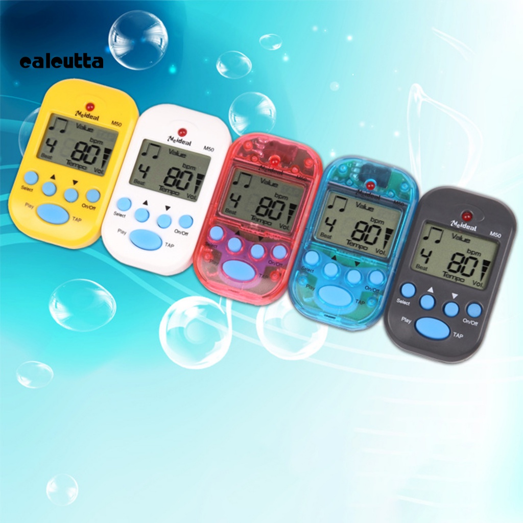 Kẹp Metronome LCD Bằng Nhựa Chuyên Dụng Cho Đàn Guitar Điện