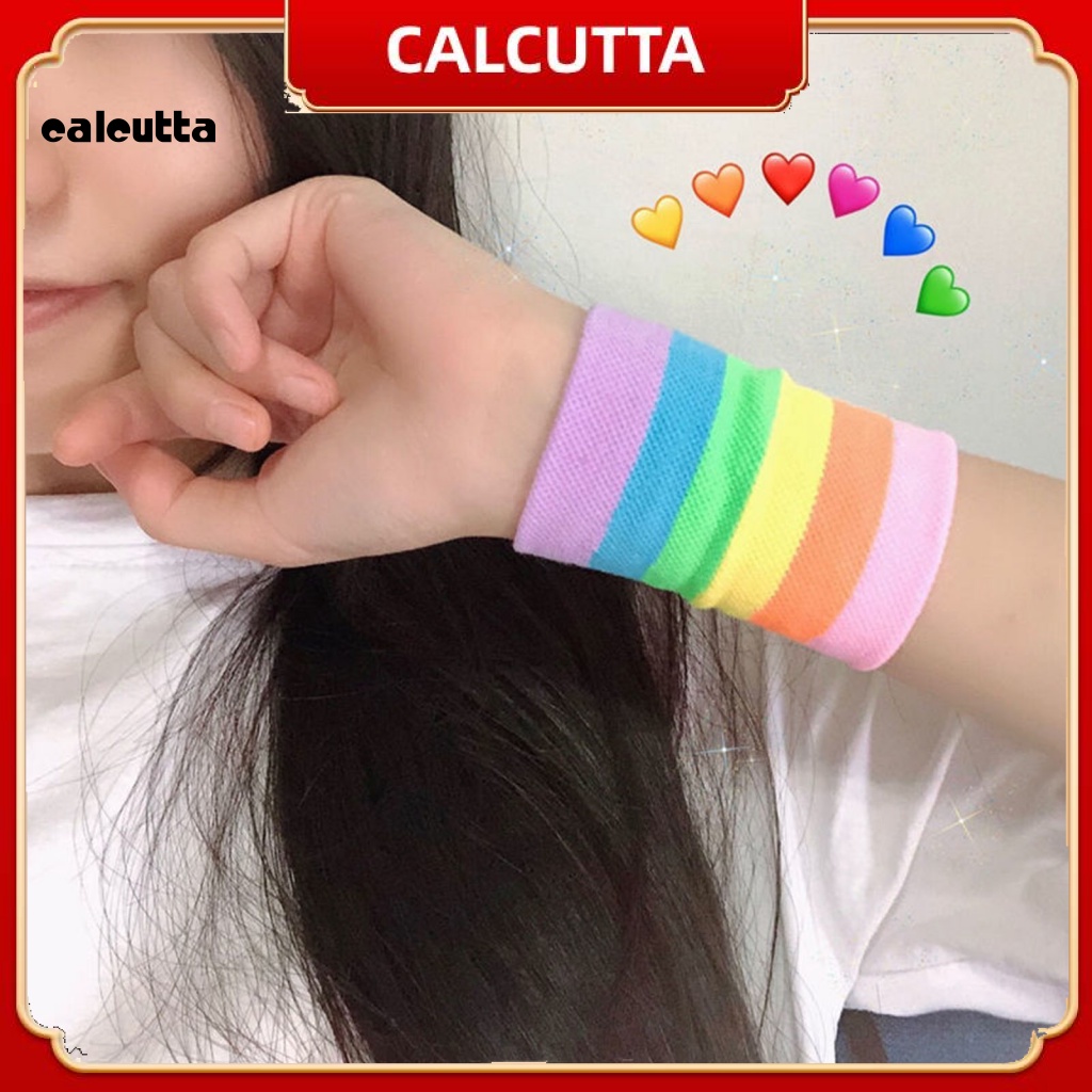 [calcutta] Băng Đeo Cổ Tay Thể Thao Vải Polyester Mềm Mại Thấm Hút Mồ Hôi Thoáng Khí Không Phai Màu Hỗ Trợ Cổ Tay Trẻ Em