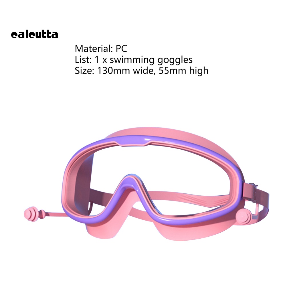 Kính Bơi Kèm Bịt Tai Trong Suốt Chống Rò Rỉ Tiện Dụng Cho Bé