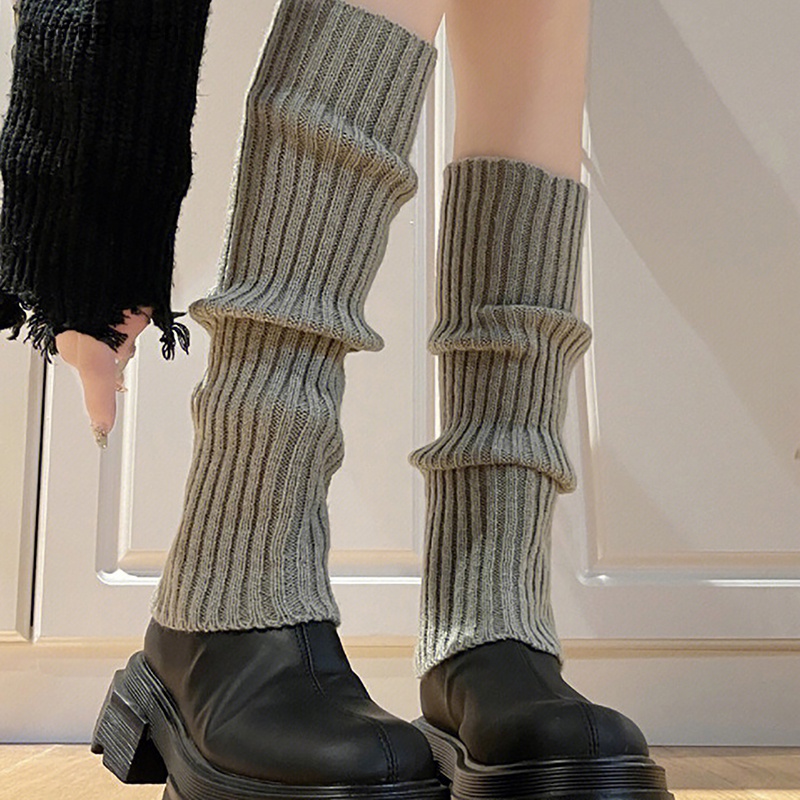 Vớ Dệt Kim Dài Y2K Giữ Ấm Chân Mùa Thu Đông Phong Cách Punk Gothic Lolita Mới Cho Nữ