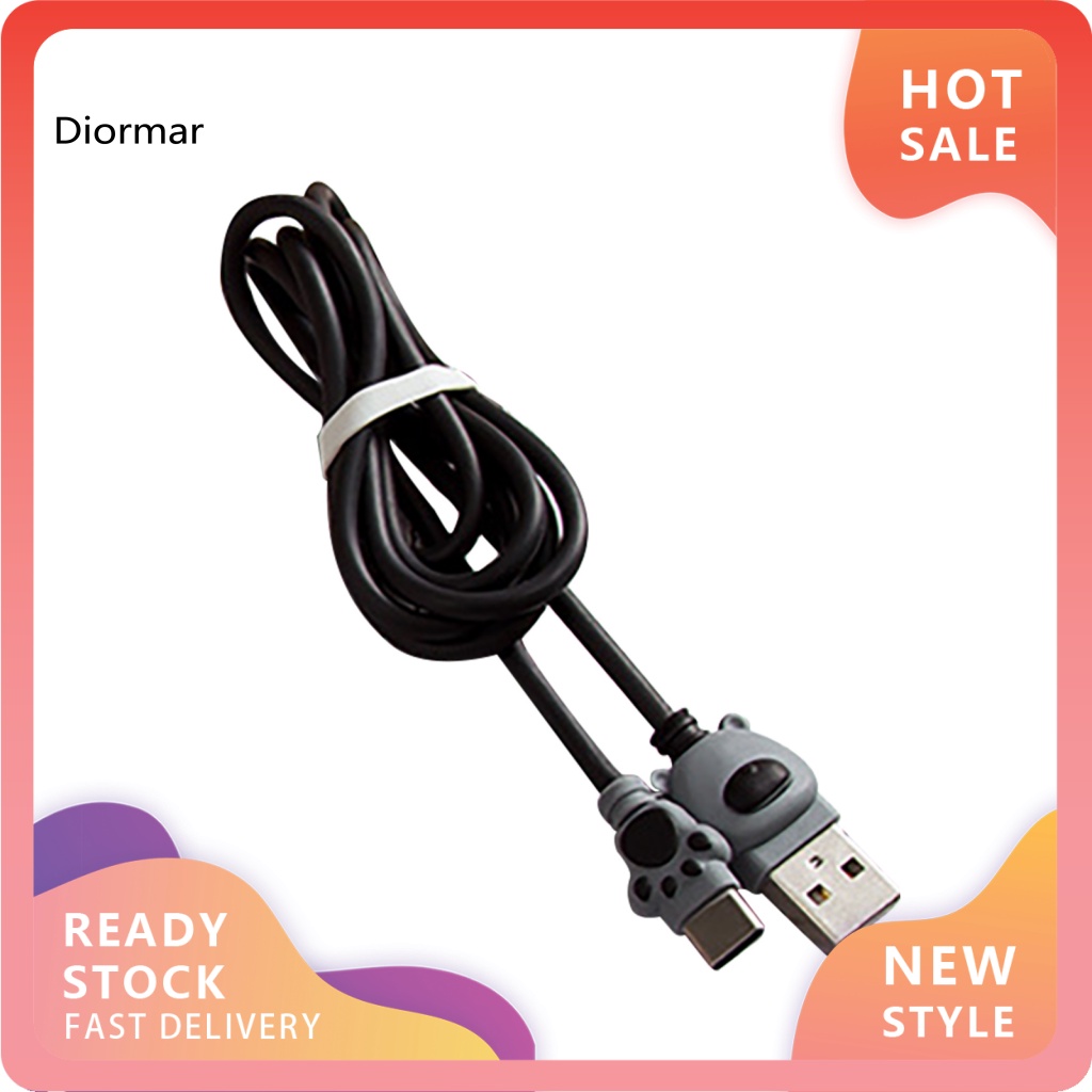 Dây Cáp Sạc Nhanh 21A Loại C Kiểu Dáng Hoạt Hình Dễ Thương Dành Cho Điện Thoại Di Động